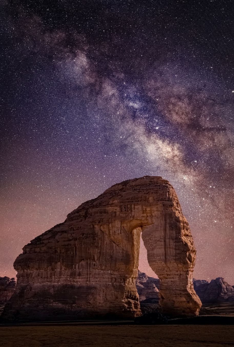 Elephant Rock sotto la via Lattea