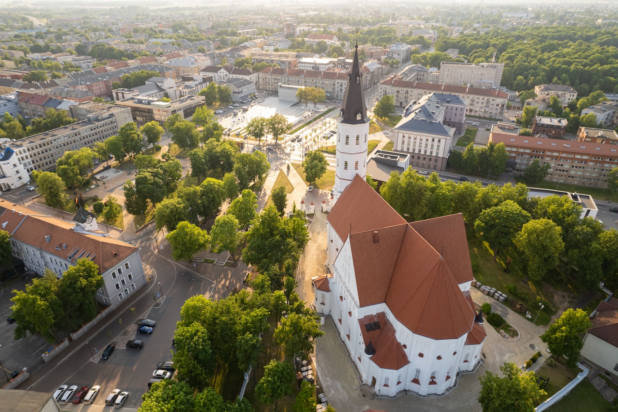 Il centro storico di Šiauliai ©DroneTop/Shutterstock