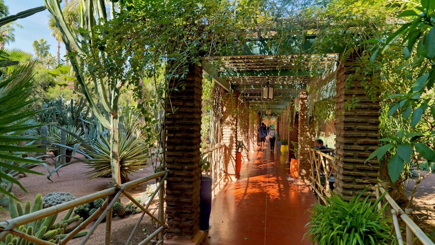 Il Jardin Majorelle a Marrakech. L’artista Jacques Majorelle lavorò per quarant’anni alla creazione di questa meraviglia. © Getty Images