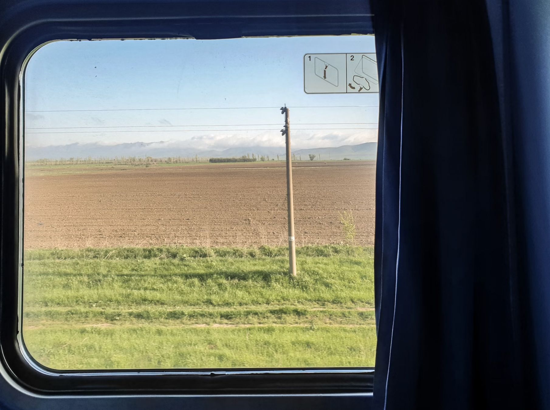 A bordo di un treno attraverso il Kazakistan, la vastità del paese stupisce © Juan Martinez
