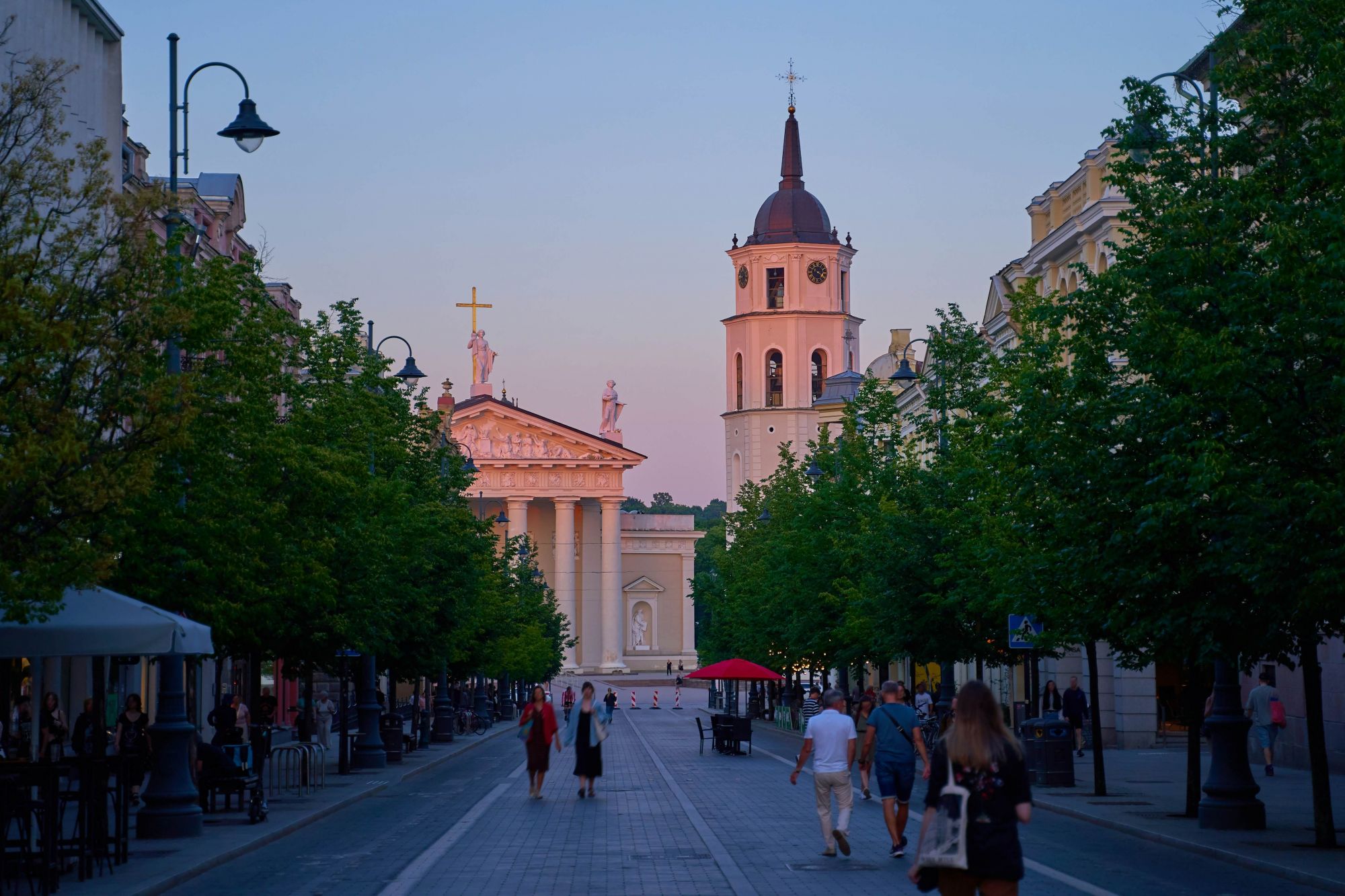 Una sera d’estate a Vilnius, in Lituania. © Oleksandr Berezko/Shutterstock