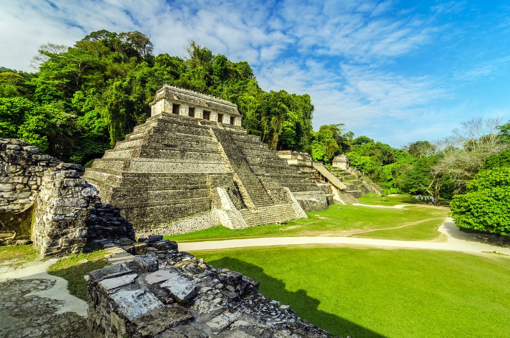 Templi maya a Palenque. Credits Jeff Kraft / Shutterstock