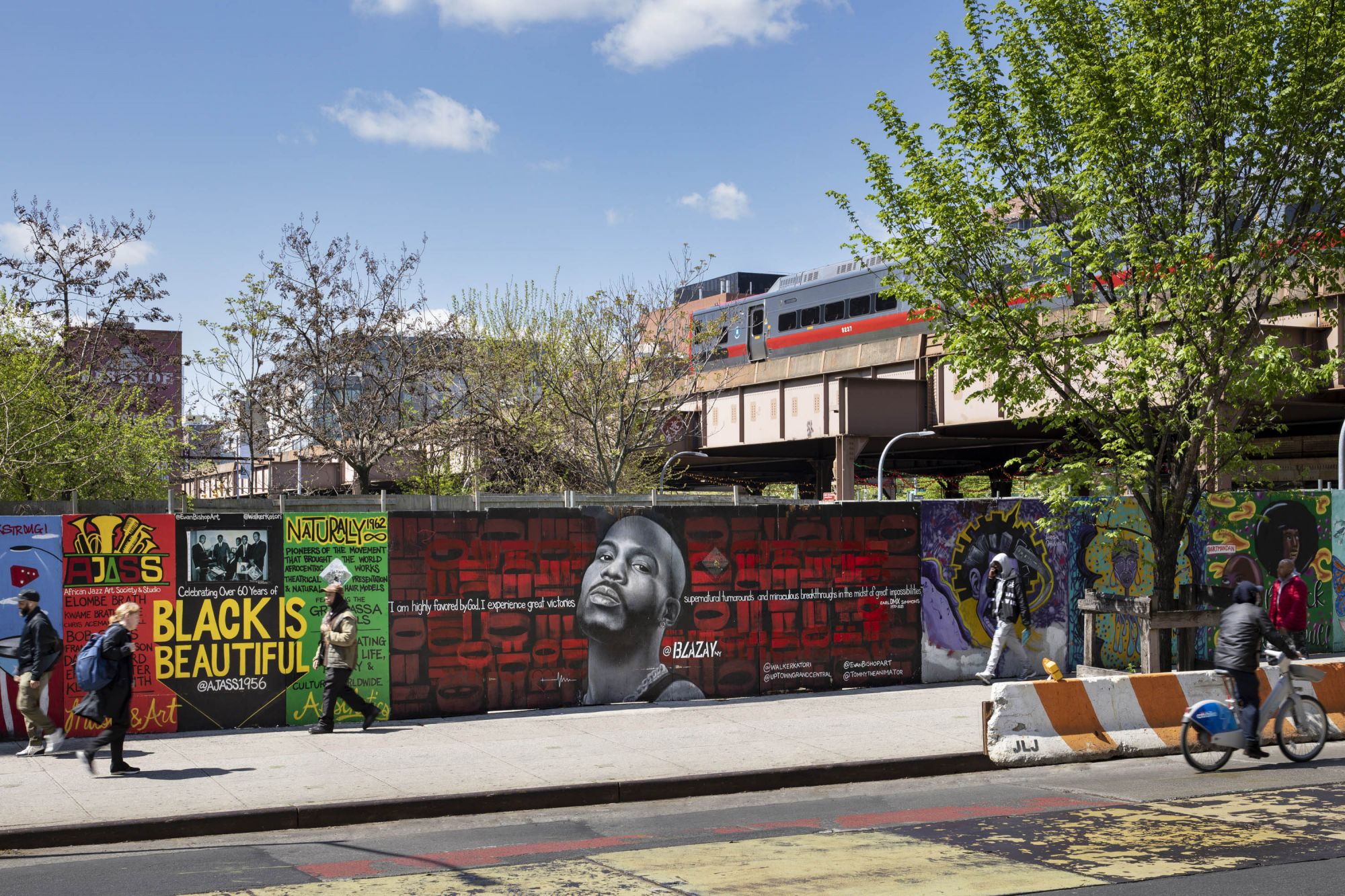 Il murales dedicato a DMX