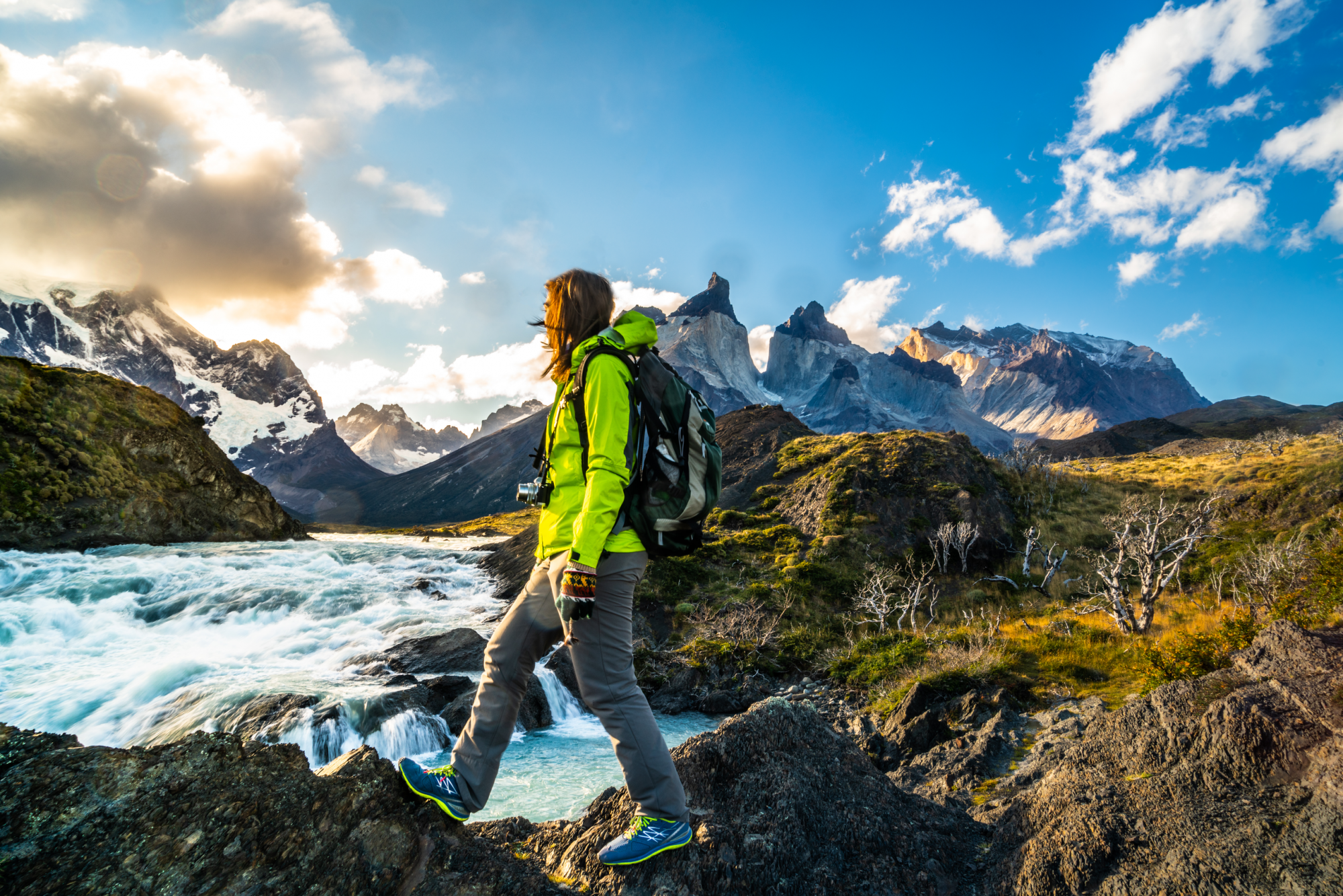 Trekking W nel Parque Nacional Torres del Paine in Cile