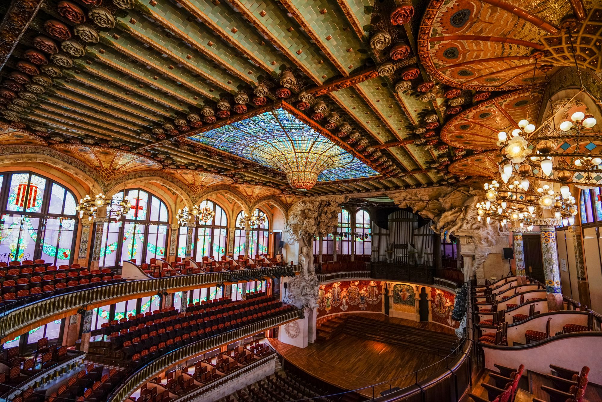 Barcellona, Palau de la Música Catalana. Credits cecilia_w / Shutterstock