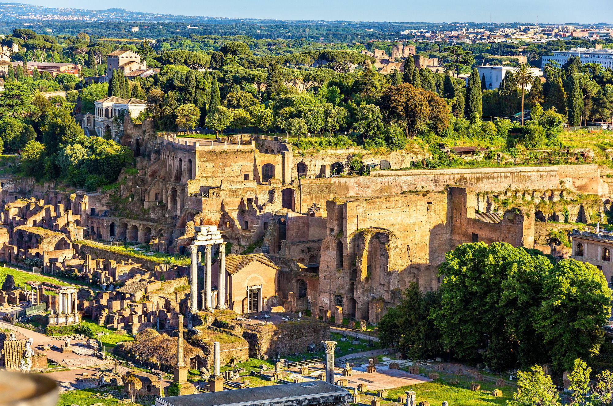 La Domus Tiberiana, primo vero e proprio palazzo imperiale © Leonid Andronov