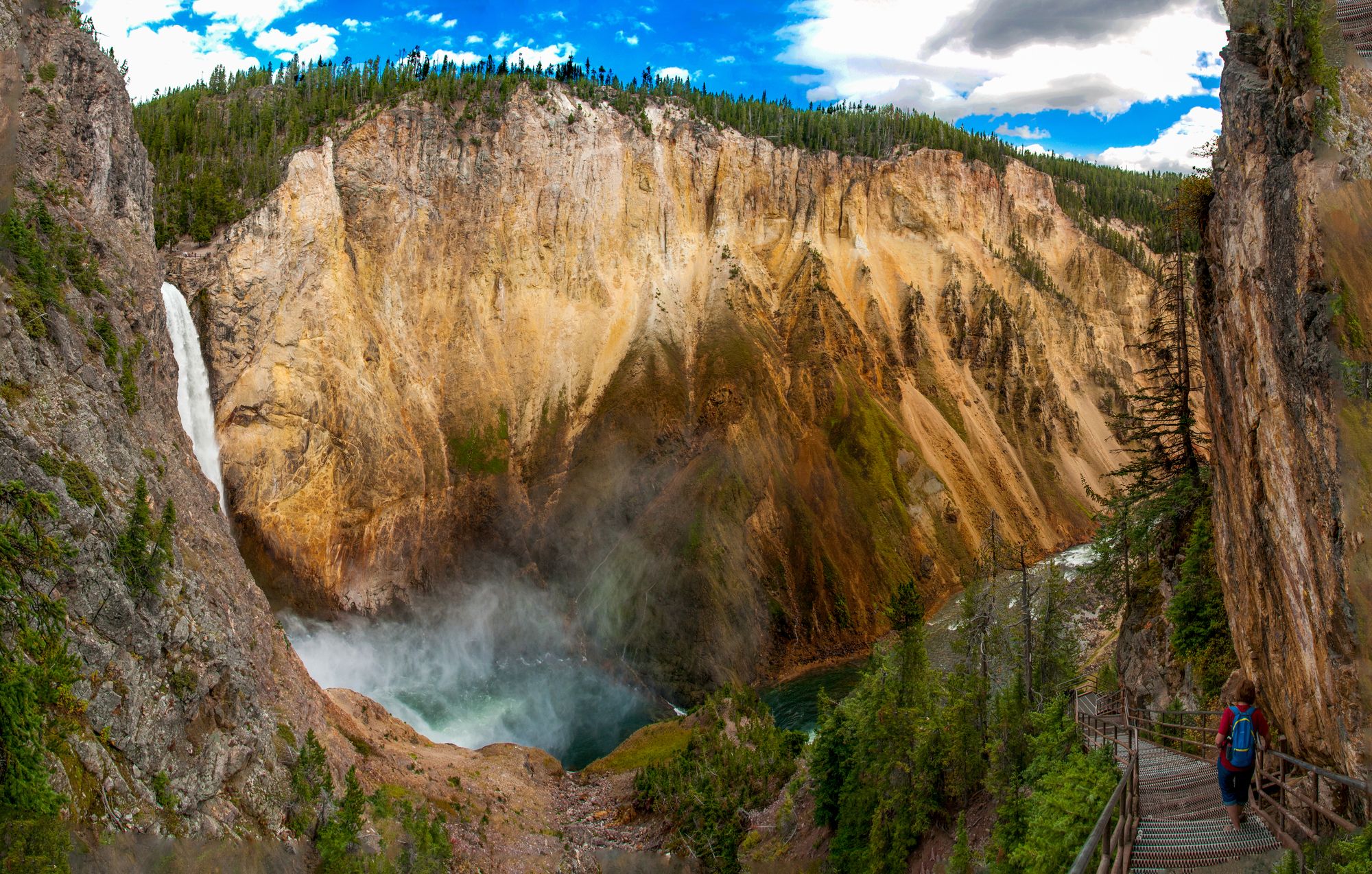 Un particolare delle Yellowstone Falls © scgerding / Getty