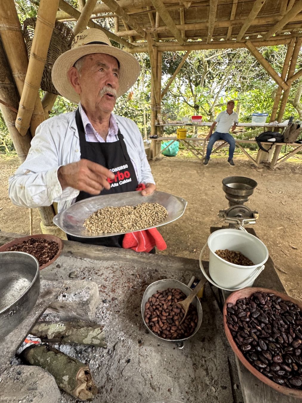 La produzione di caffè in una finca dell'Eje Cafetero; © Eleonora Bianco