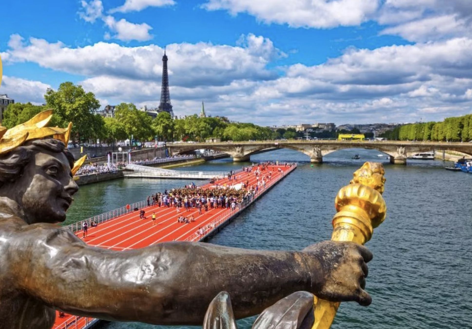 La cerimonia di apertura delle Olimpiadi di Parigi 2024 si svolgerà lungo le rive della Senna © Bruno de Hogues / Gamma-Rapho via Getty Images