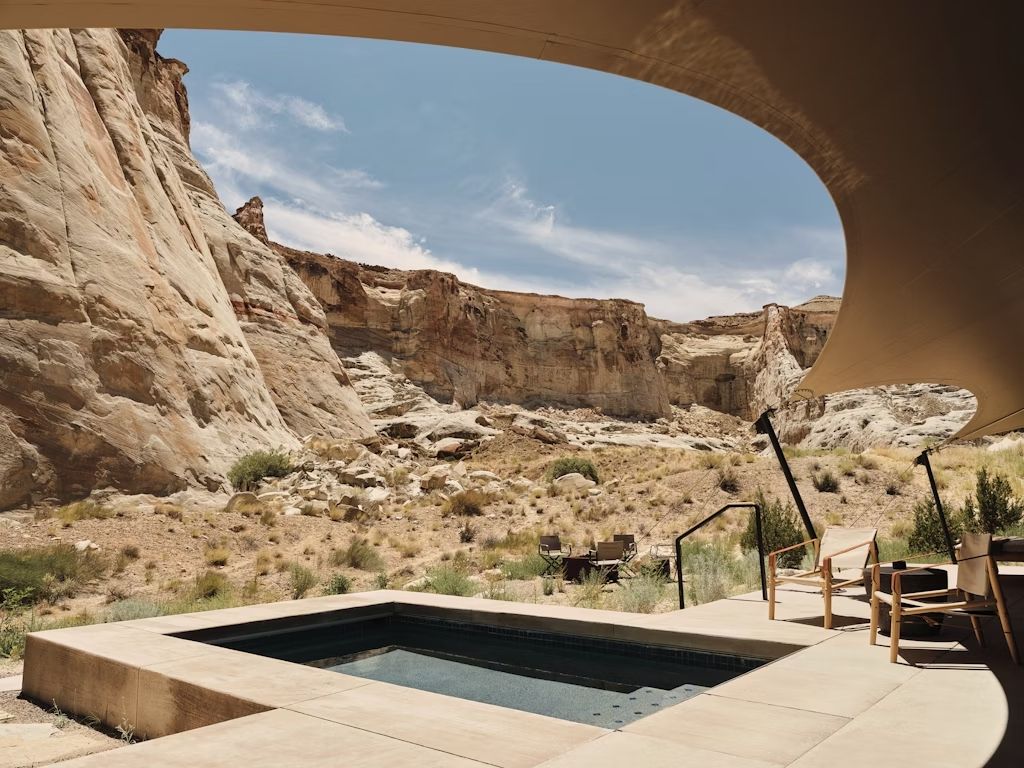 L’atmosfera unica di Camp Sarika. © Amangiri Camp Sarika