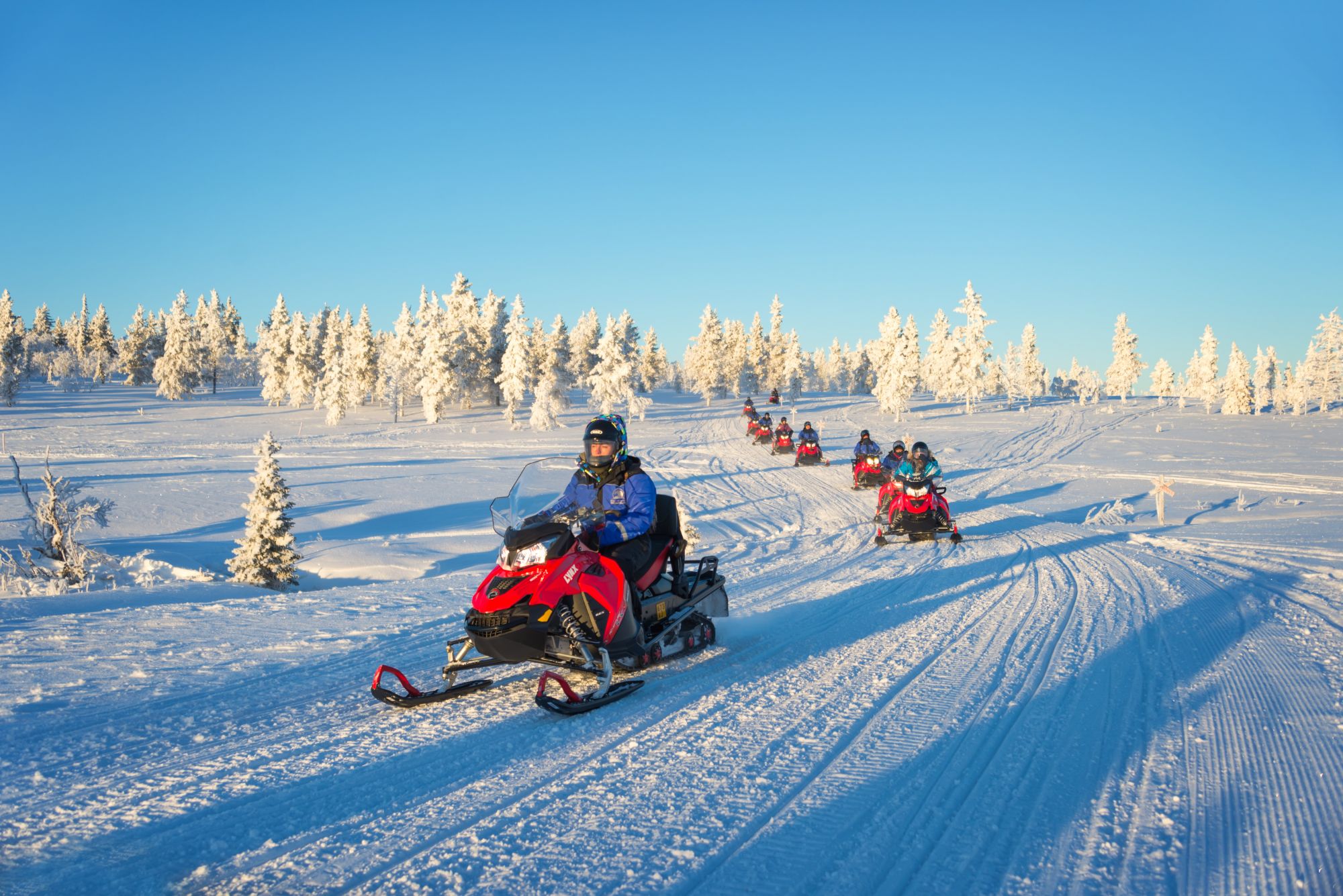 Perché non approfittare del viaggio per provare un’attività completamente diversa, come la motoslitta? © Delpixel / Shutterstock