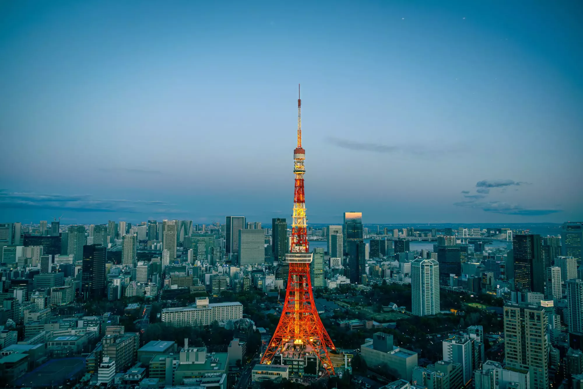 La Tokyo Tower dalla Azabudai Hills Sky Lobby. © Laura Studarus
