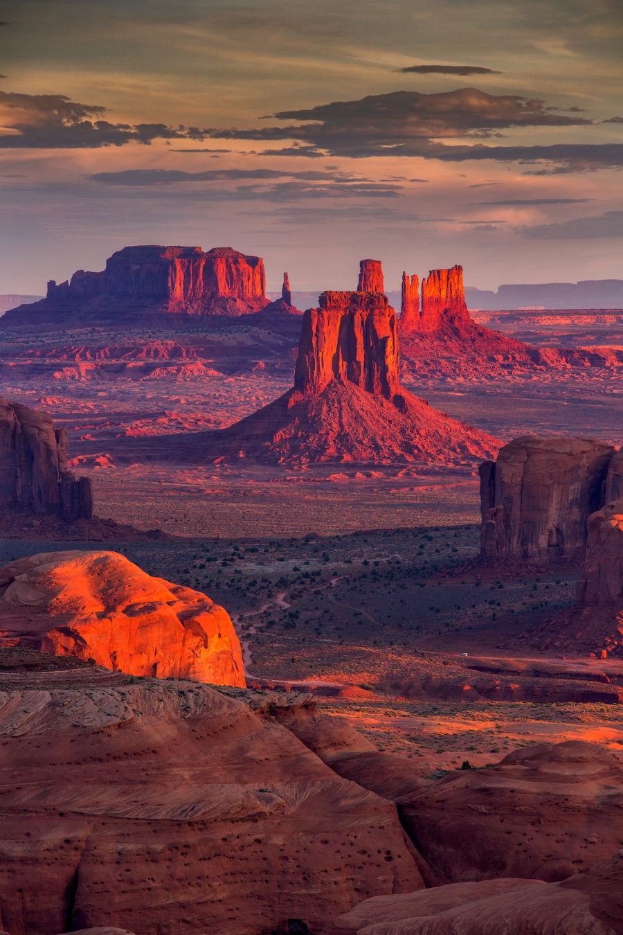 L’alba a Hunts Mesa, nella Monument Valley ©Bill45 /Shutterstock
