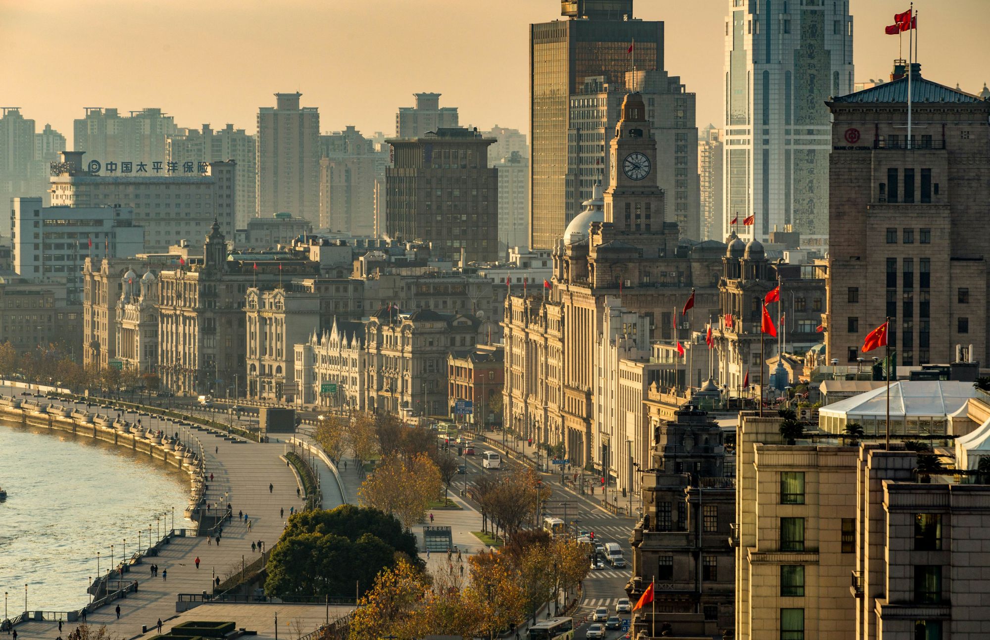 Torri in stile europeo nel Bund. © Fotografo DuKai/Getty Images