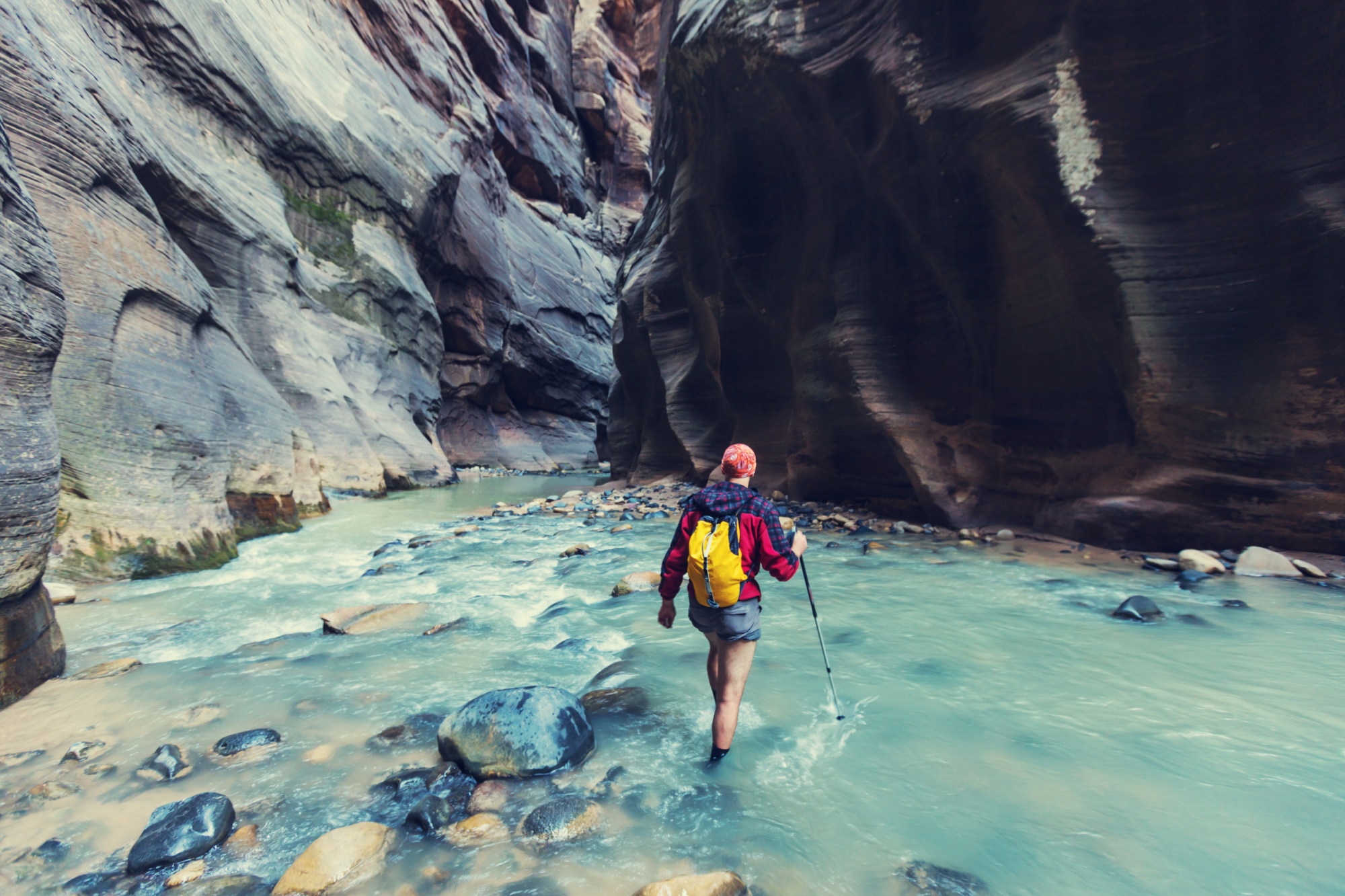 Zion National Park, canyoning, usa