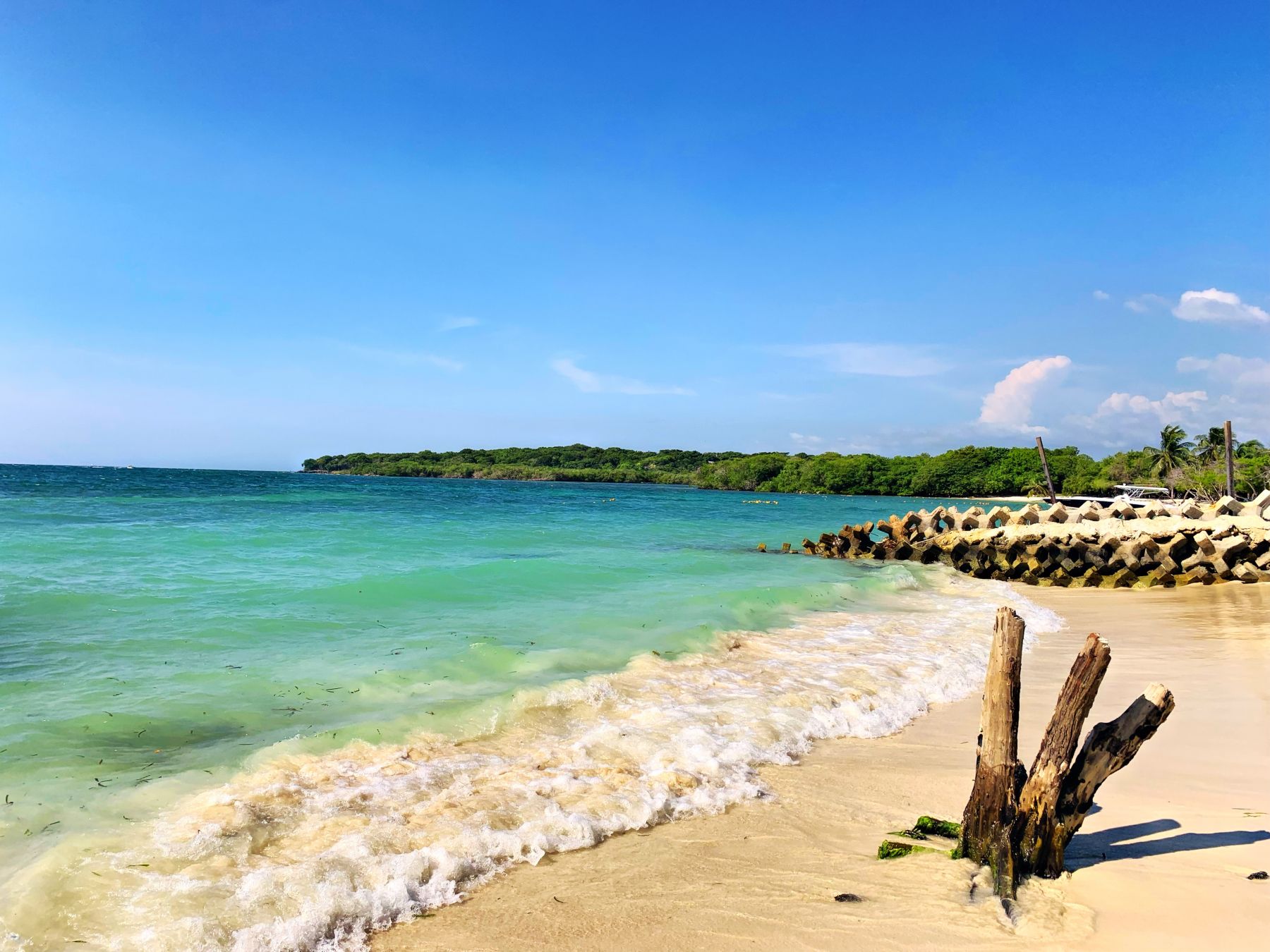 Il mare cristallino di Isla Rosario