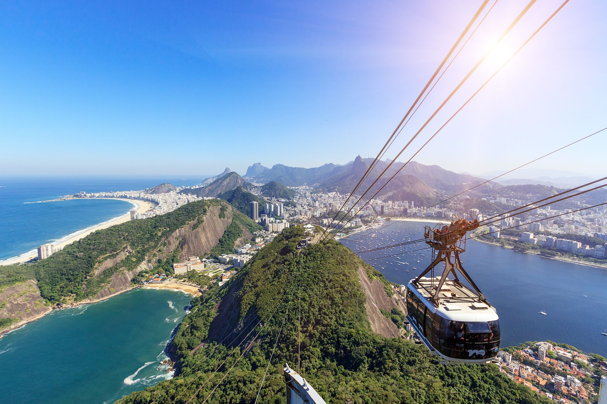 Rio de Janeiro vista dalla funivia che sale fino al Pan di Zucchero ©Maria Swärd/Getty Images