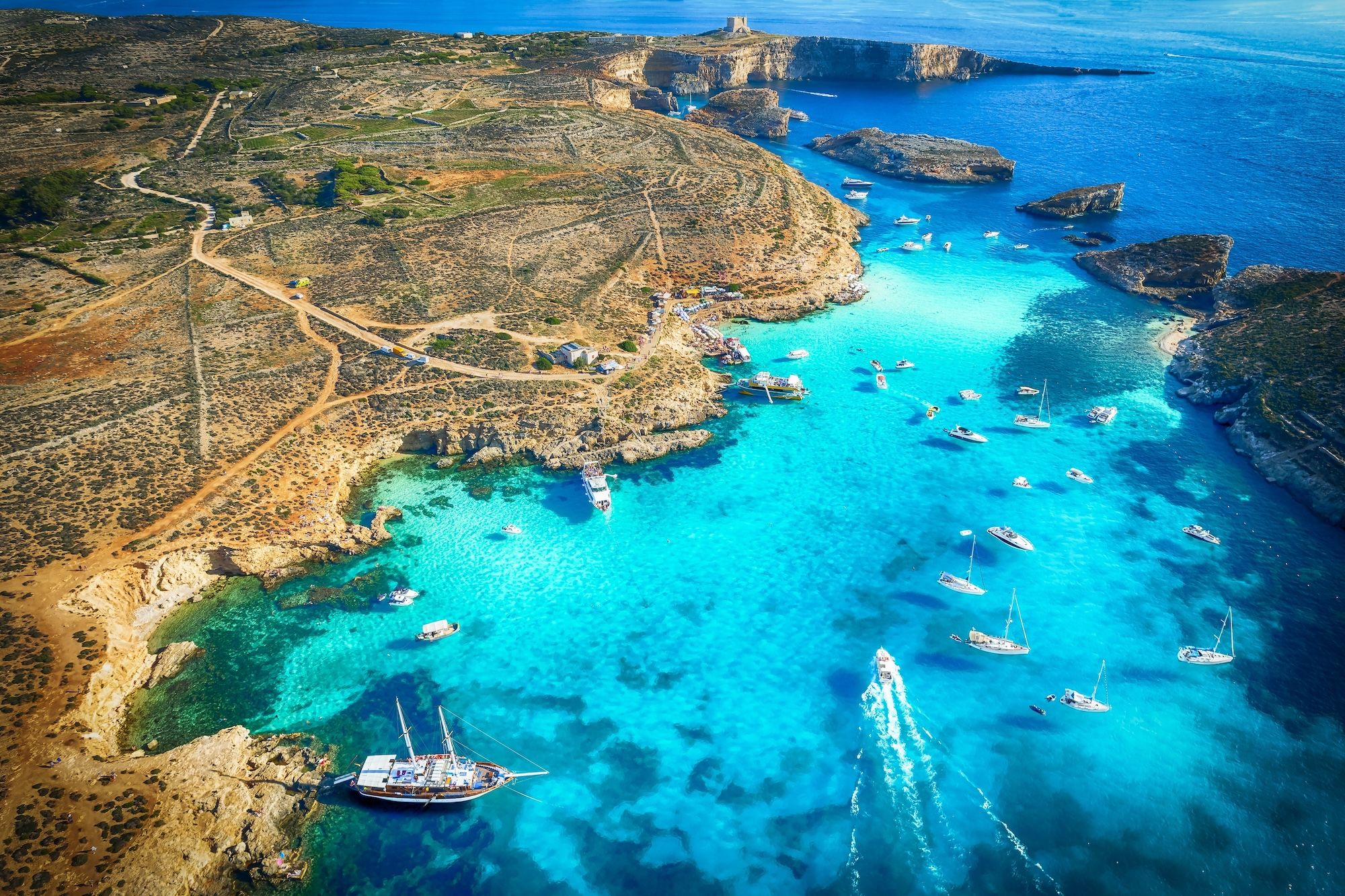La Laguna di Cristallo a Comino, Malta ©Serenity-H /Shutterstock