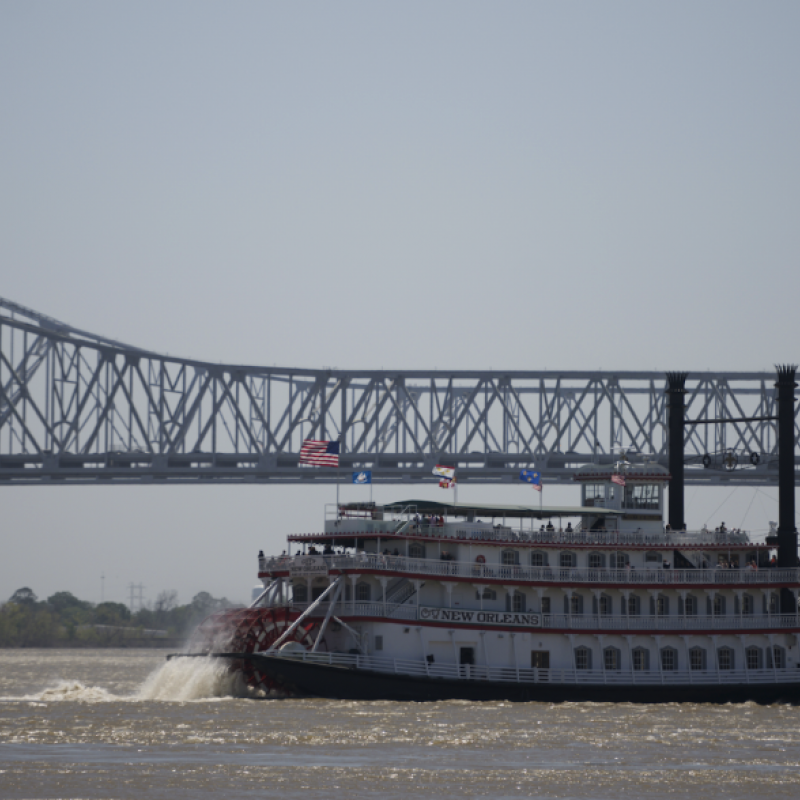 Navigazione sul Mississippi. Credits ExploreLouisiana.com