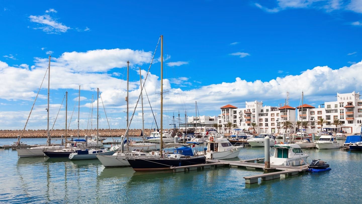 Barche nel porto turistico di Agadir. saiko3p/Shutterstock