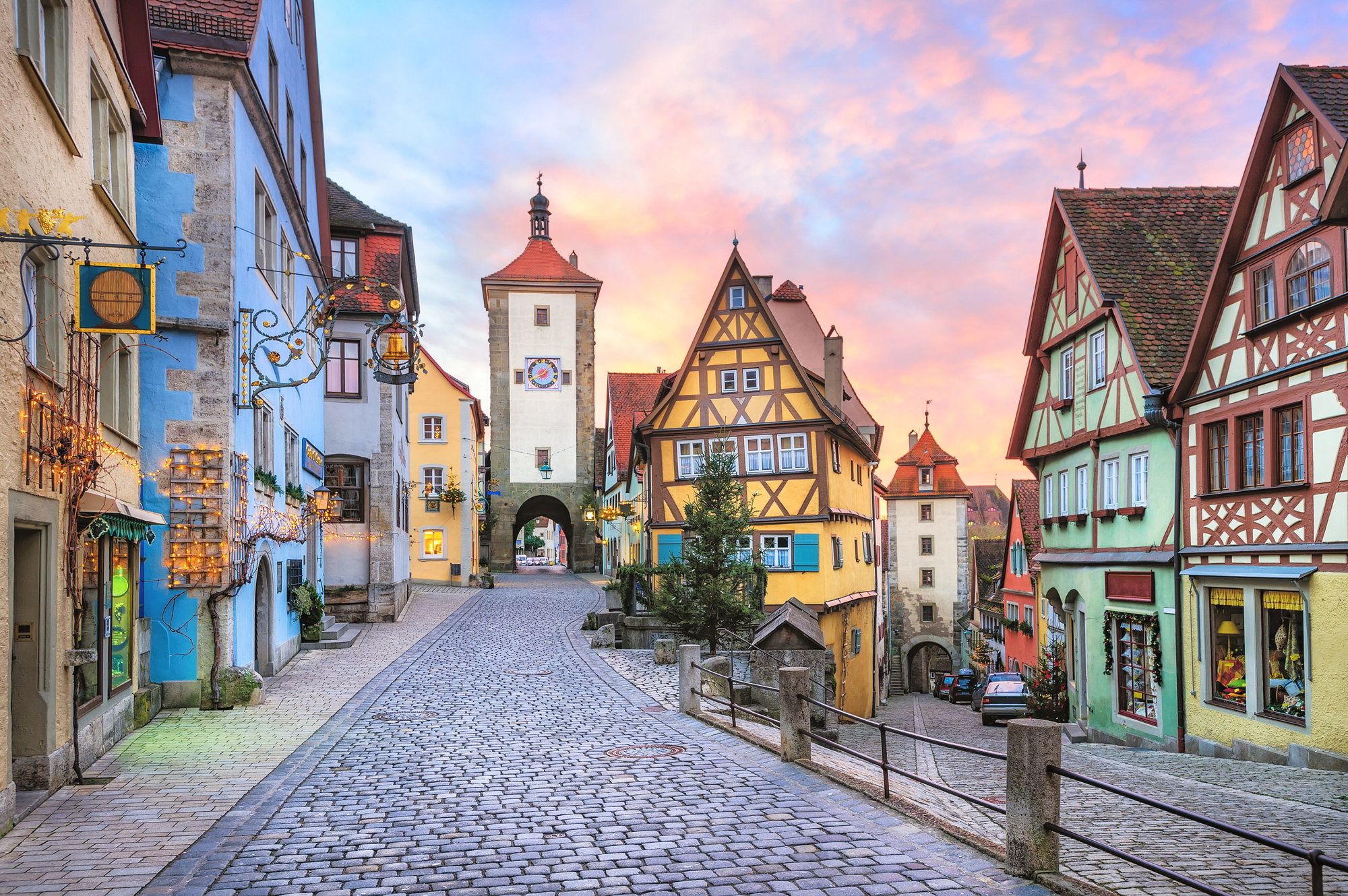 Uno scorcio di Rothenburg ob der Tauber, sulla Romantische Straße, Germania ©Boris Stroujko/Shutterstock