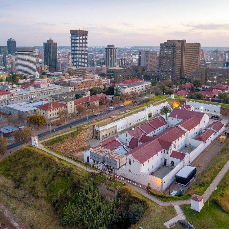 Constitution Hill, uno dei siti storici più importanti del Sudafrica, a Johannesburg ©Sopotnicki/Shutterstock