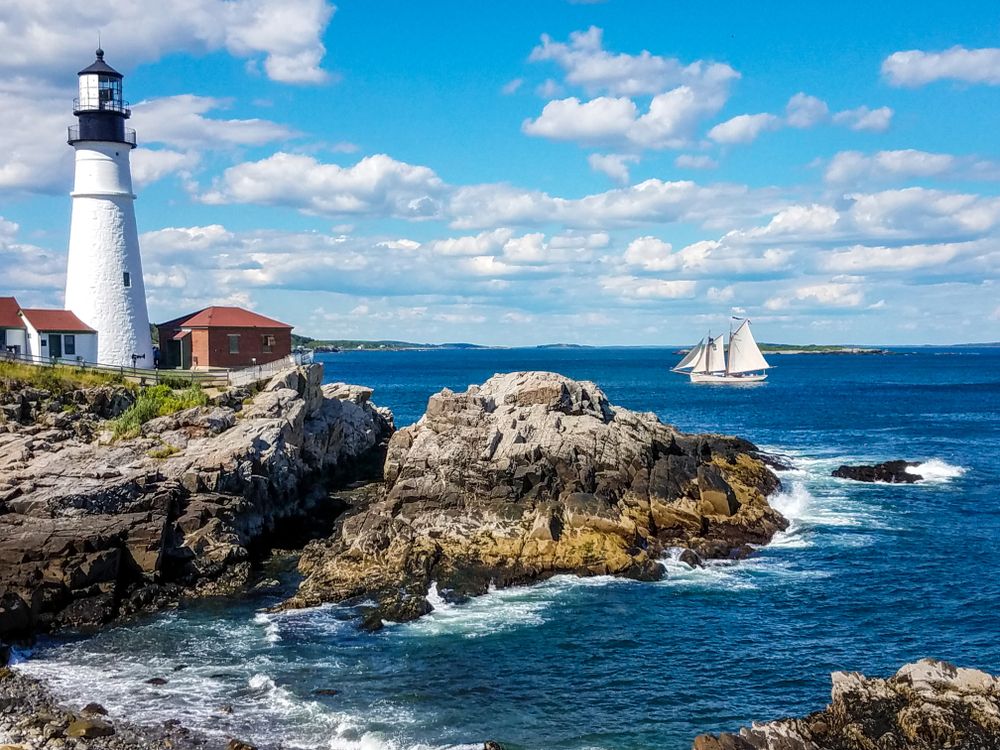 Il faro di Cape Elizabeth nel Maine. Credits Arlene Waller / Shutterstock