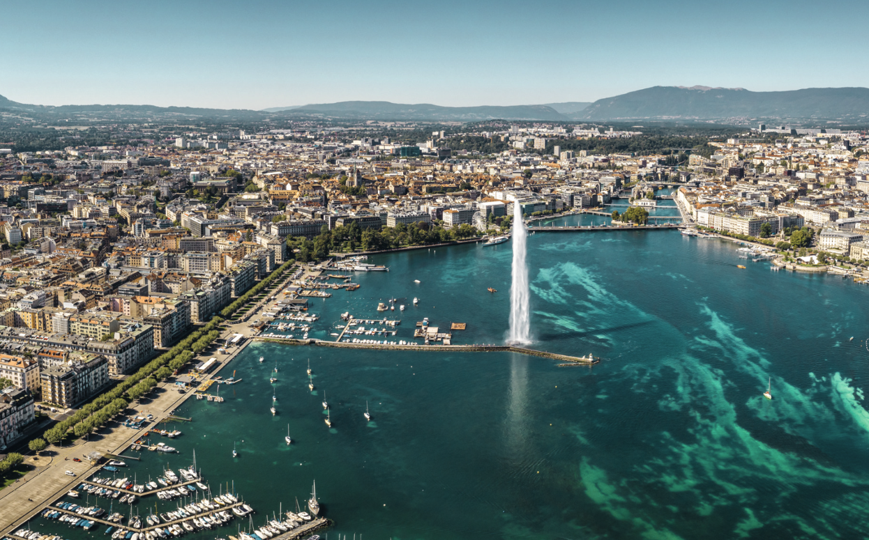 Ginevra, esempio di armonia tra città e natura. Credits Switzerland Tourism / Jan Geerk