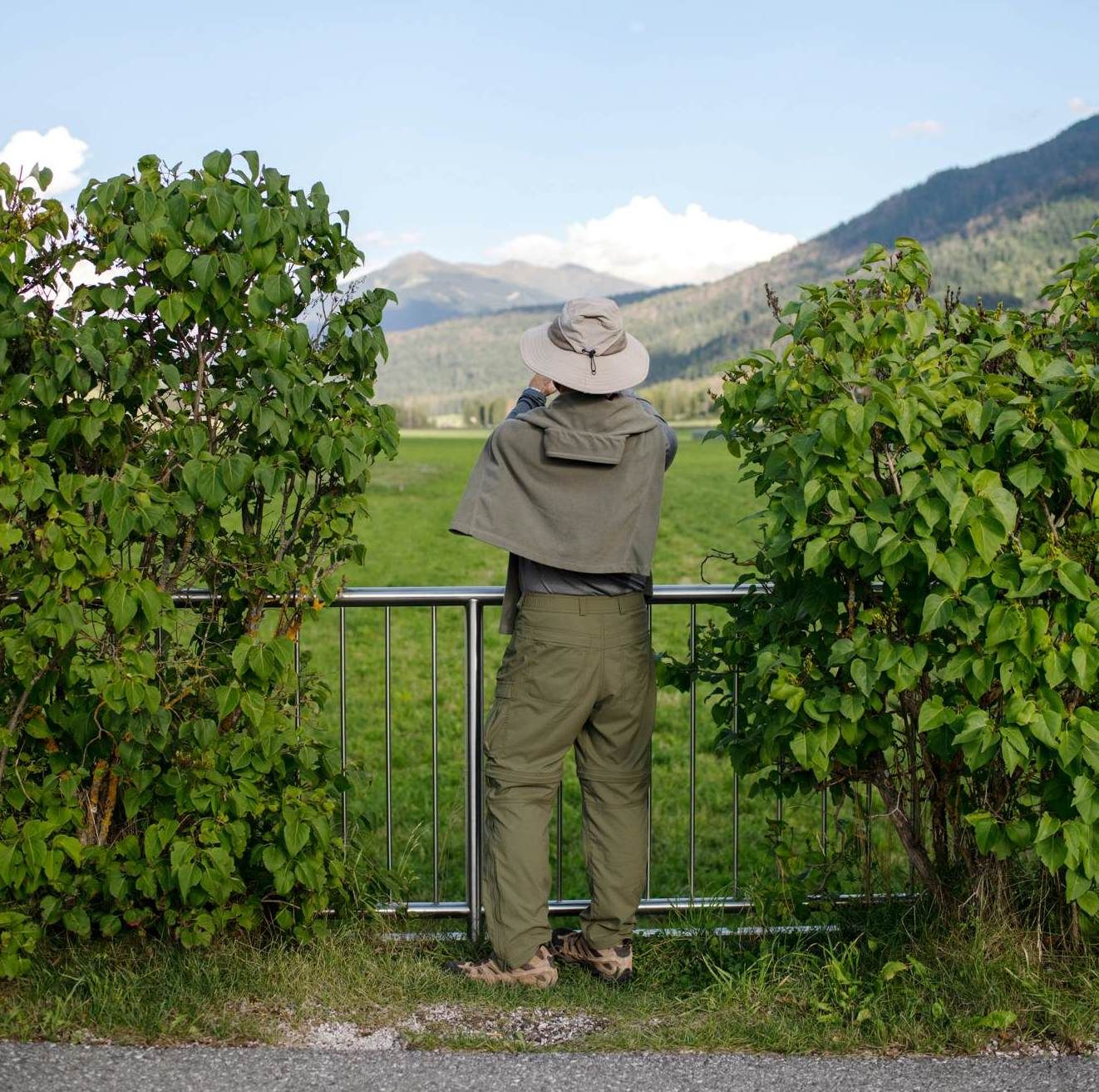 Il padre dell’autrice a Dobbiaco. © Adri Tan