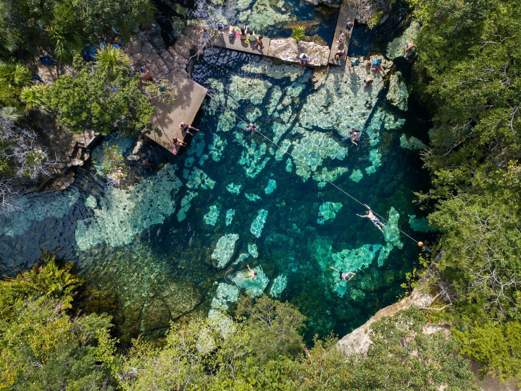 Il Cenote azul, una delle centinaia di piscine naturali dello Yucatán. © Iren Key/Shutterstock