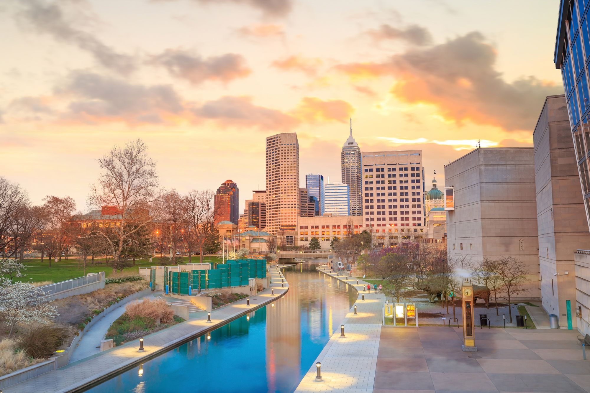 La downtown di Indianapolis, Indiana © fllphoto / Getty Images/iStockphoto