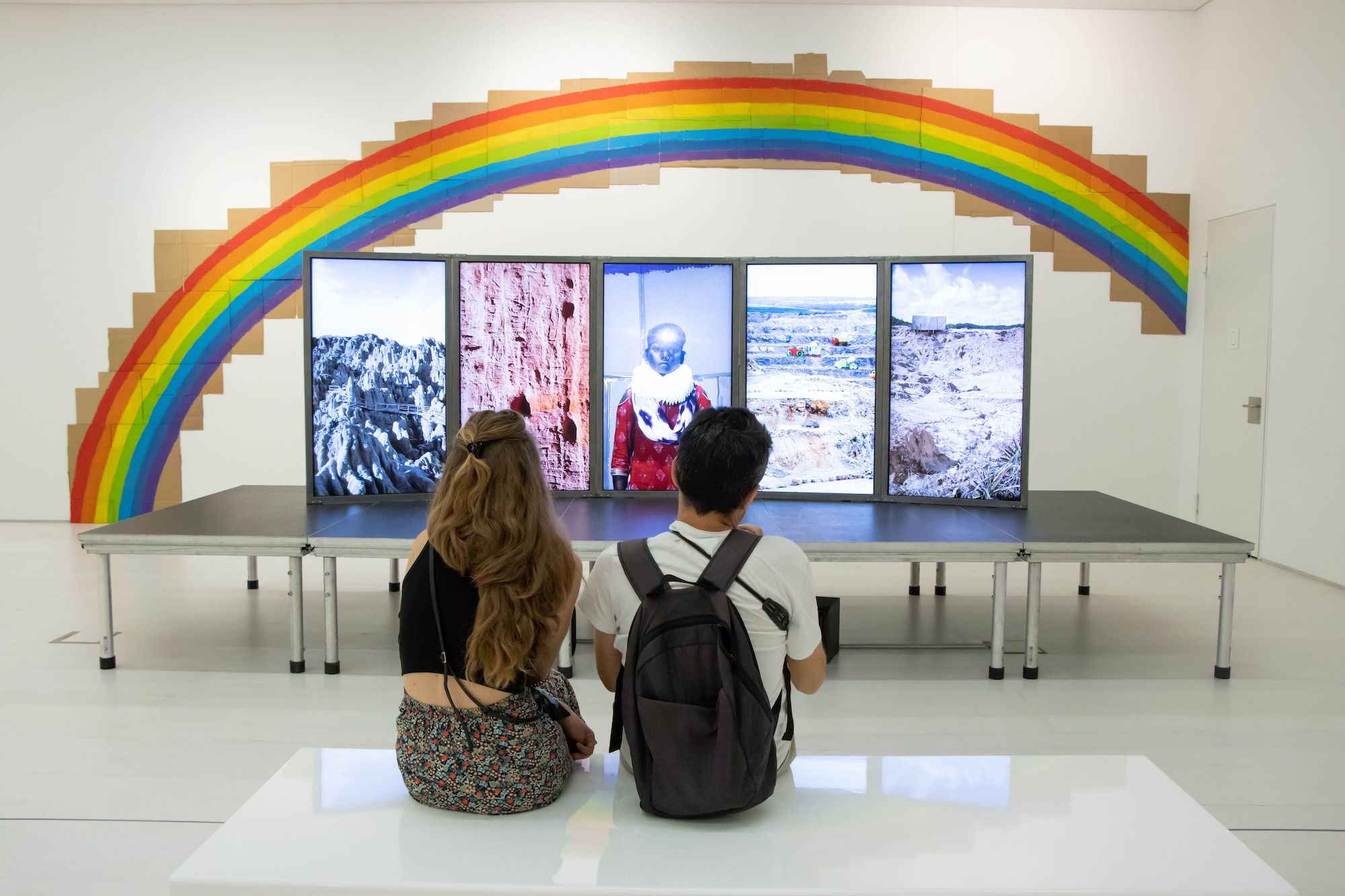 All’inaugurazione della quarta parte della mostra "What if Women ruled the World?" all’EMST ©Mar Efstathiadi - photo courtesy Emst