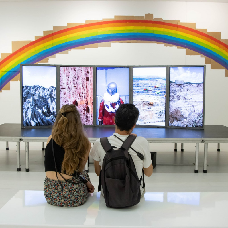 All’inaugurazione della quarta parte della mostra "What if Women ruled the World?" all’EMST ©Mar Efstathiadi - photo courtesy Emst