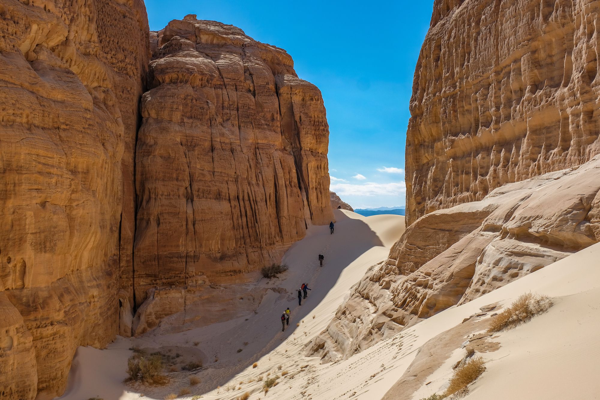 Escursionisti lungo il Sinai Trail in Egitto ©A.Pushkin