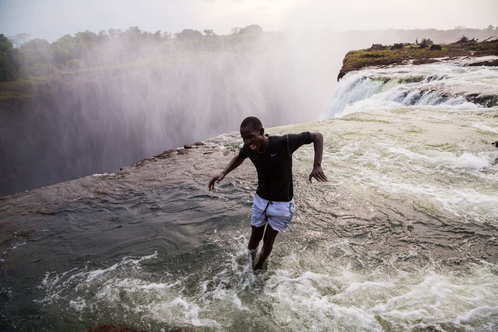 cascate vittoria, zambia