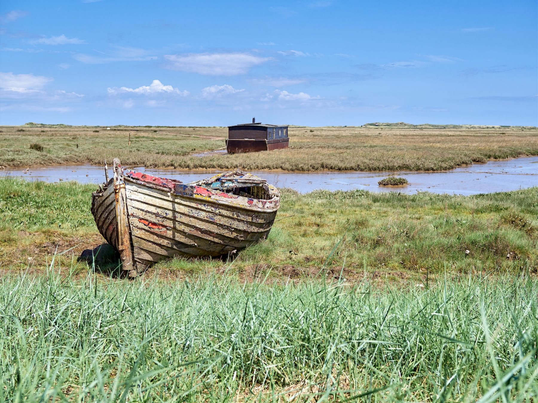 Una vecchia barca per la pesca dei gamberi a Brancaster ©Simon Collins /Shutterstock