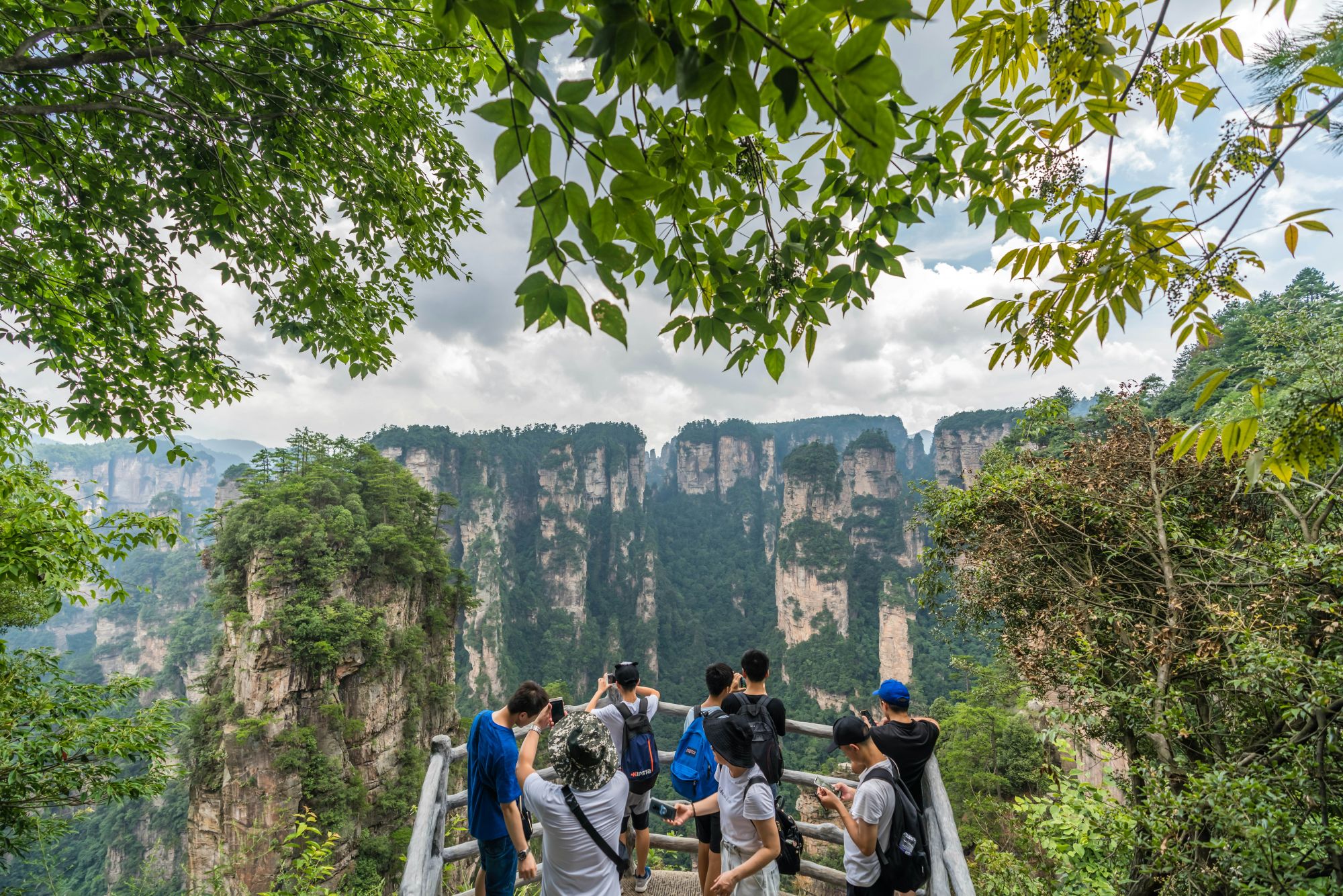 Uno dei belvedere di Zhangjiajie. © Getty Images