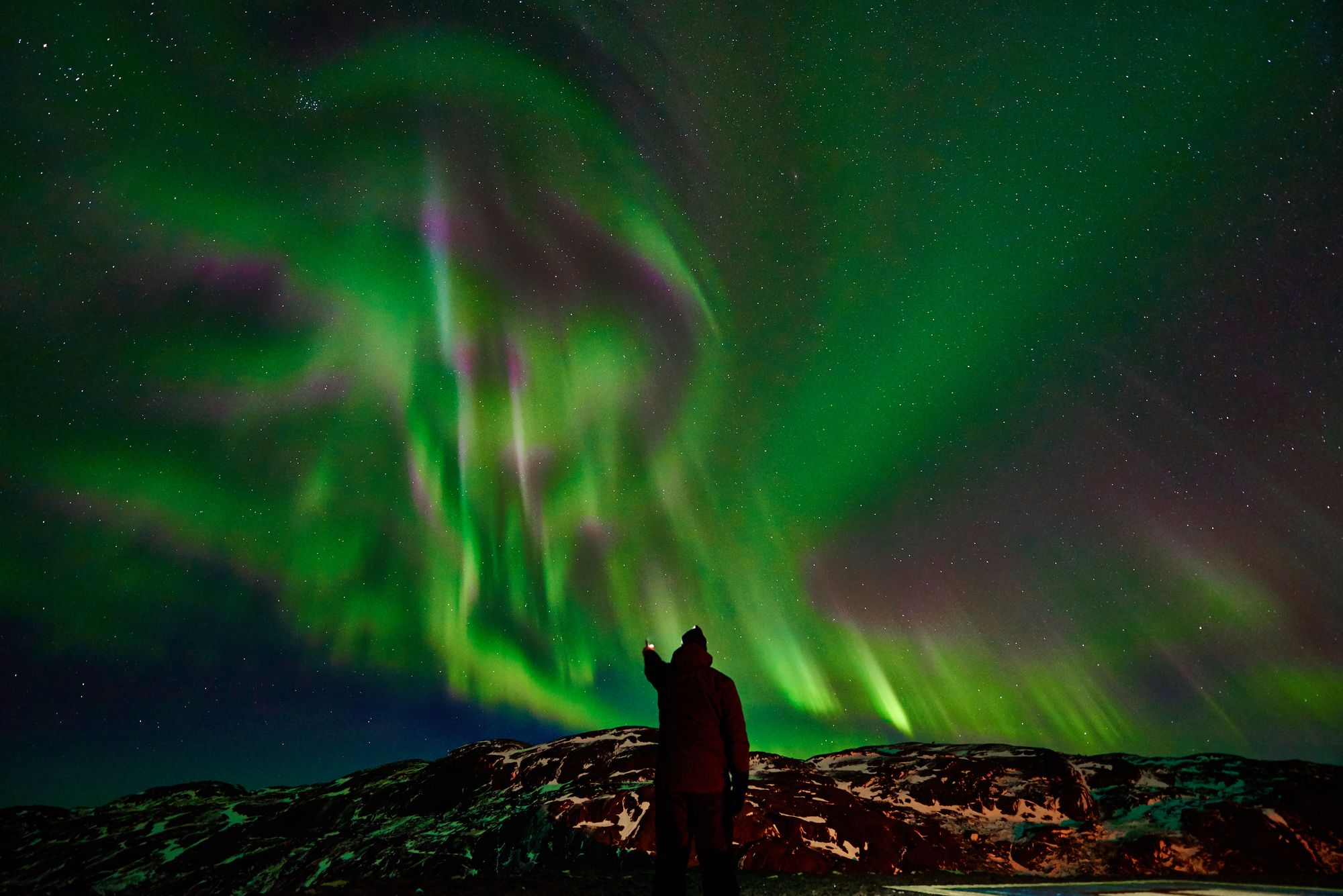 La Groenlandia è un posto ideale per ammirare l’aurora boreale ©Getty Images/500px