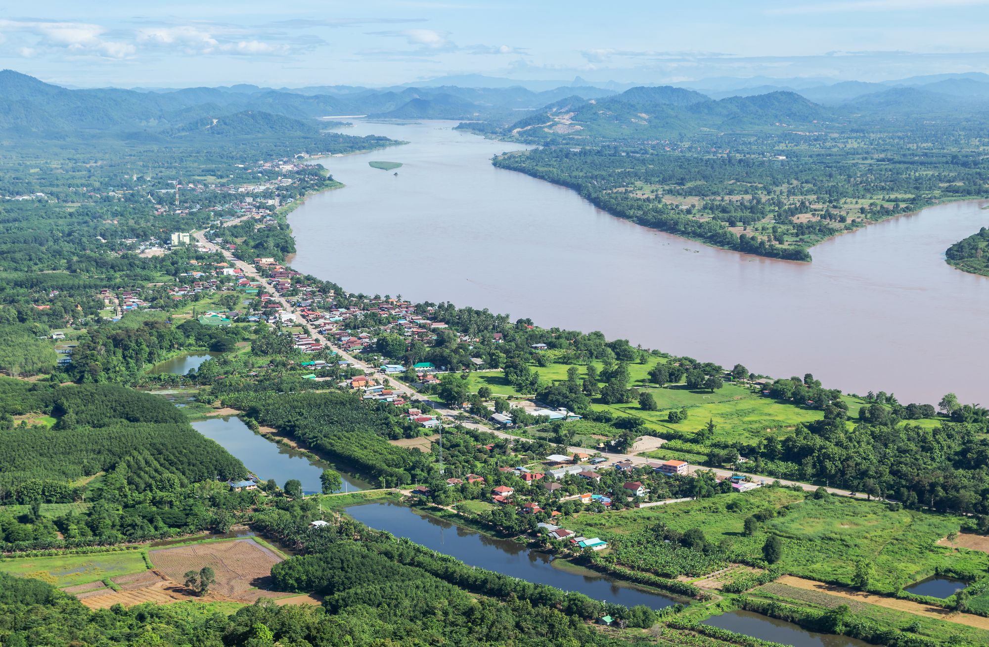 Il fiume Mekong tra Thailandia e Laos ©Airubon/Getty Images