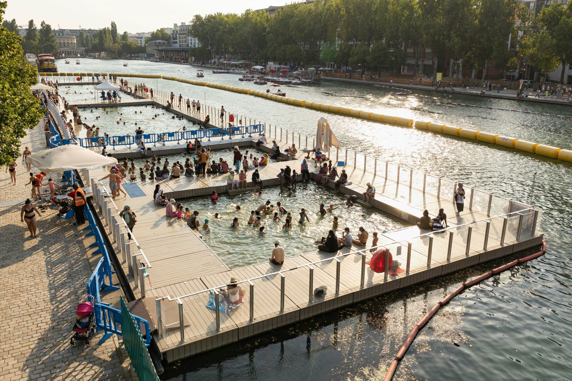 Il Bassin de la Villette. © Guillaume Bontemps / Ville de Paris