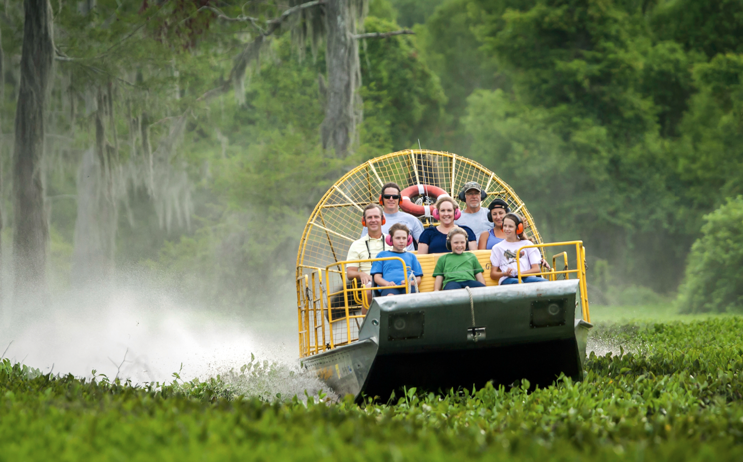 Airboat in Louisiana. Credits Explorelouisiana.com