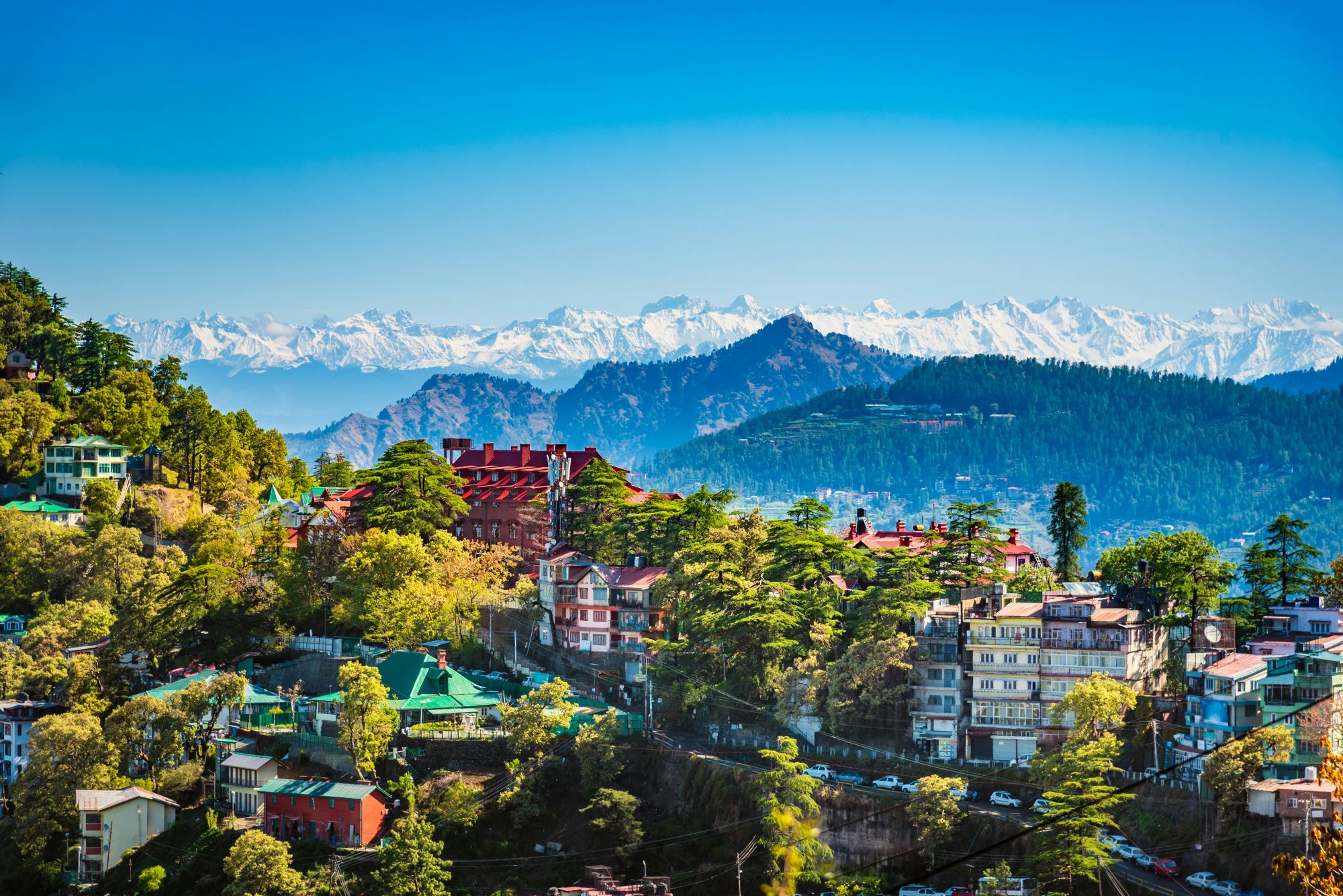 Lo splendido panorama urbano di Shimla. © Amit kg/Shutterstock