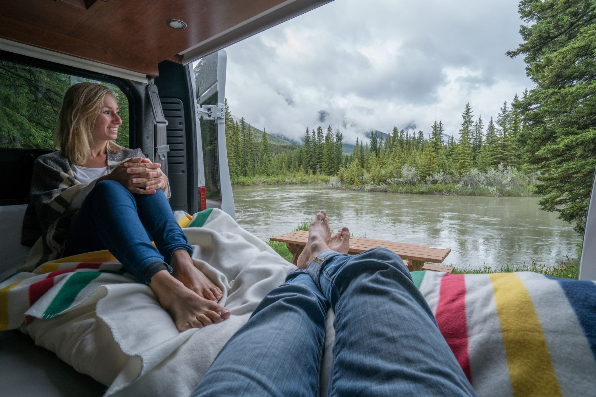 On the road in Canada