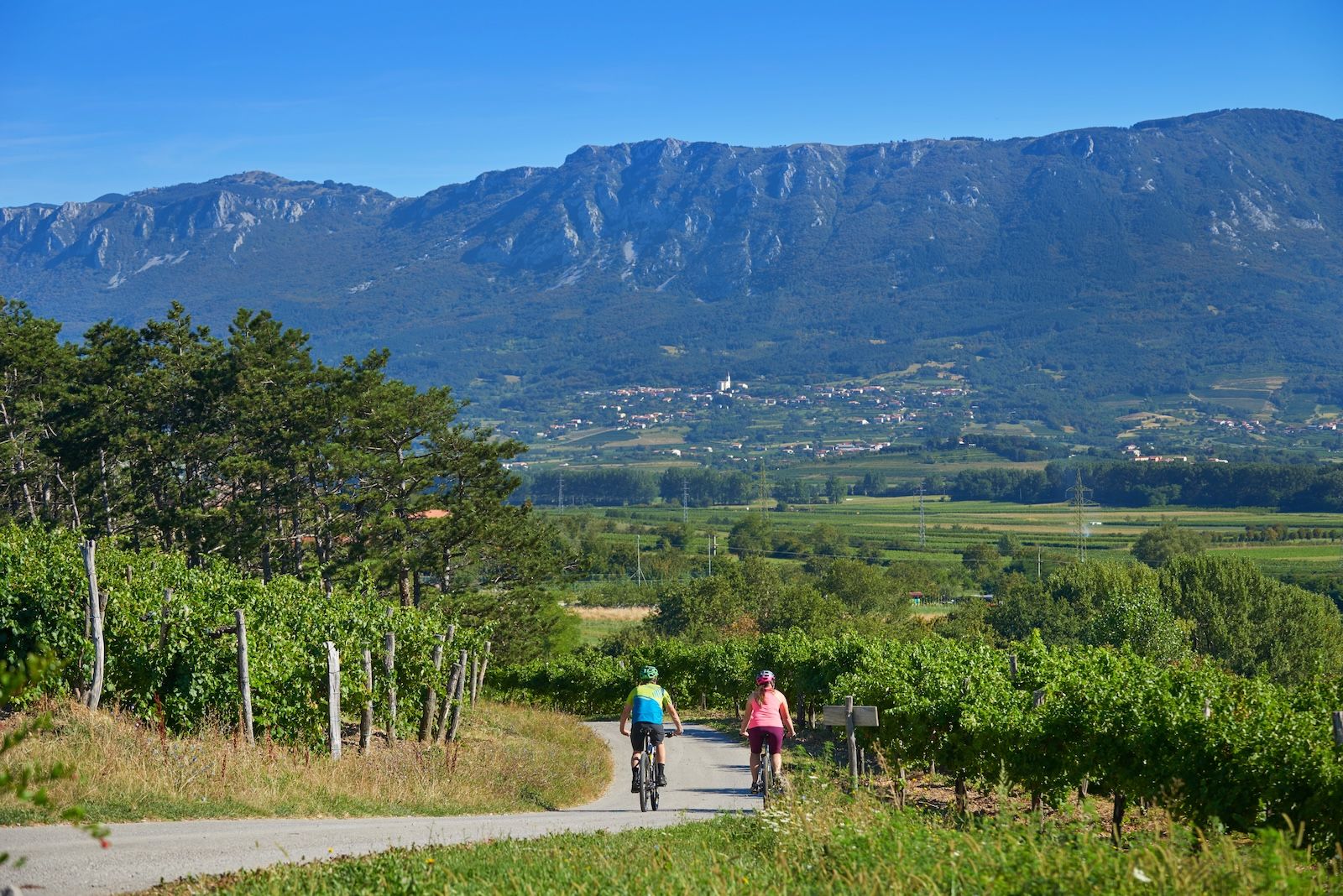 In bici nella Valle del Vipava. Credits Slovenia.info