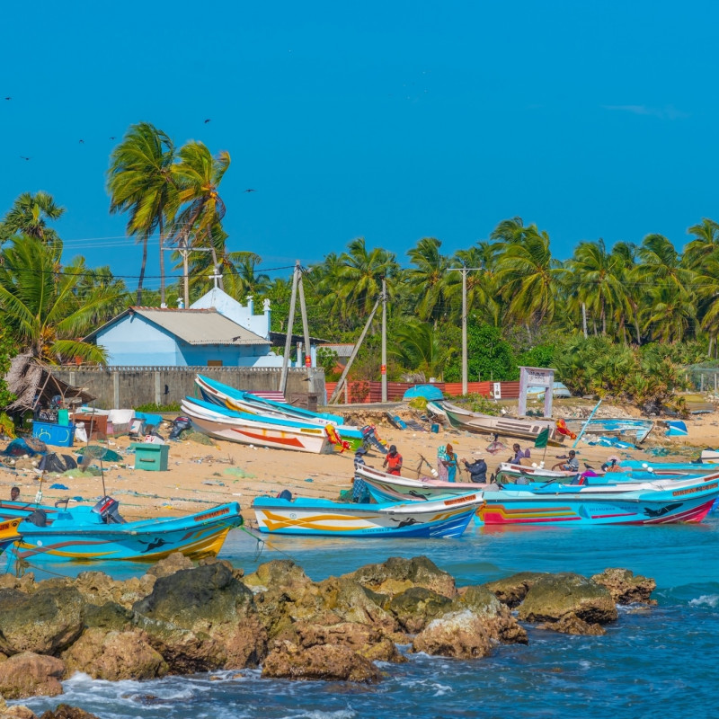 Barche di pescatori a Jaffna ©trabantos / Shutterstock