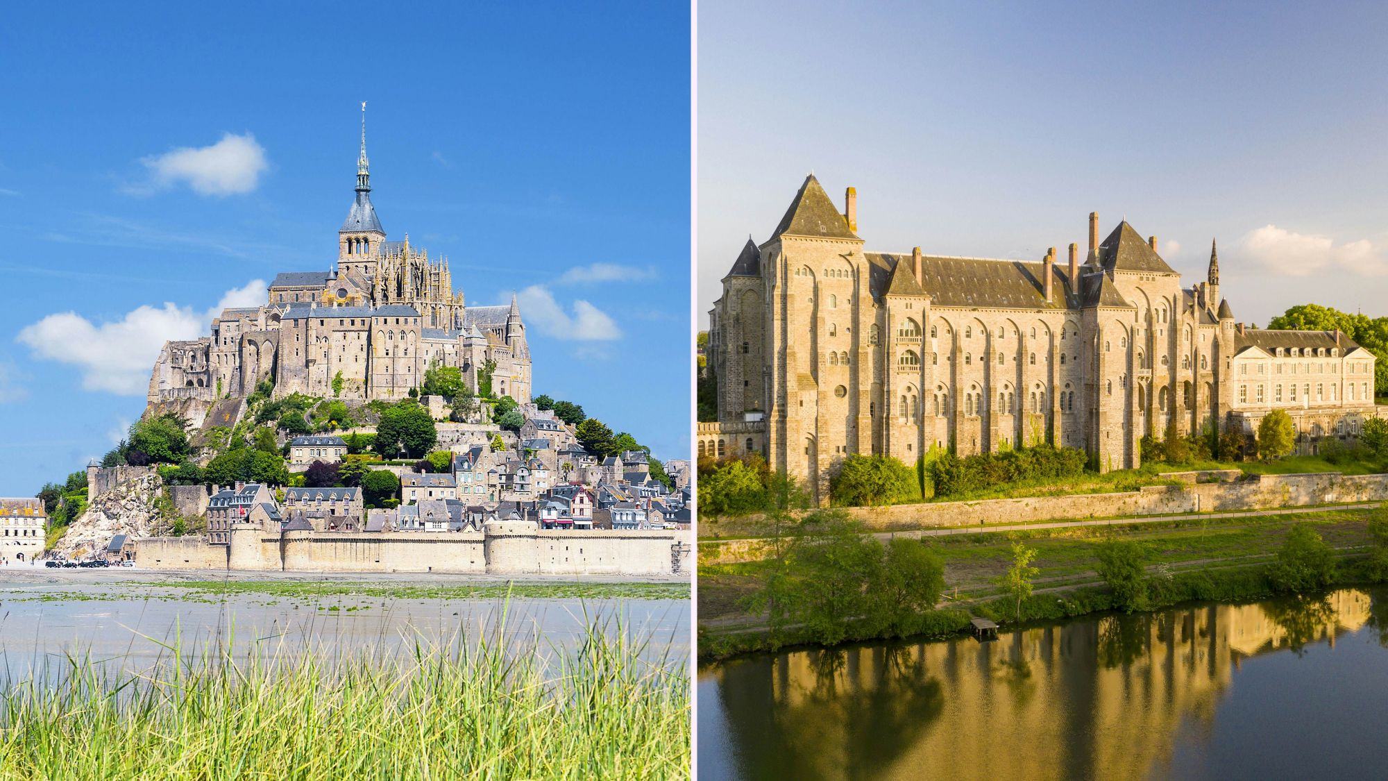 Mont Saint-Michel (a sinistra) non è la sola abbazia con mille anni di storia alle spalle. © 500px; Julian Elliott Photography / Getty Images