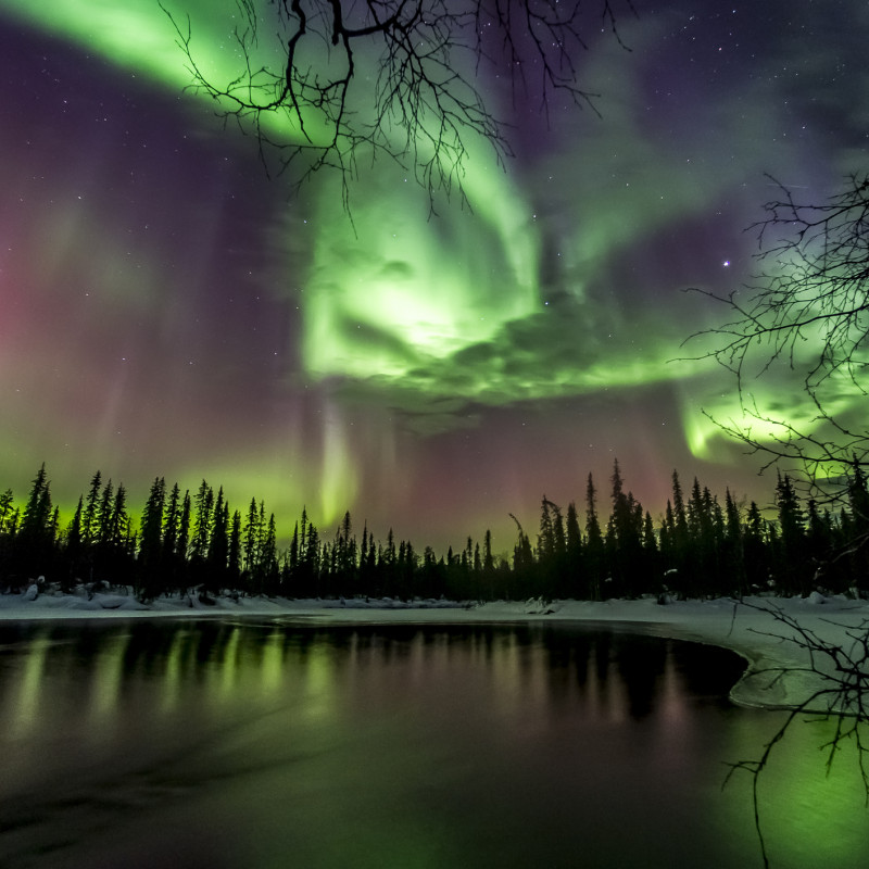 Aurora boreale a Muonio, Finlandia ©Markus Kiili/500px