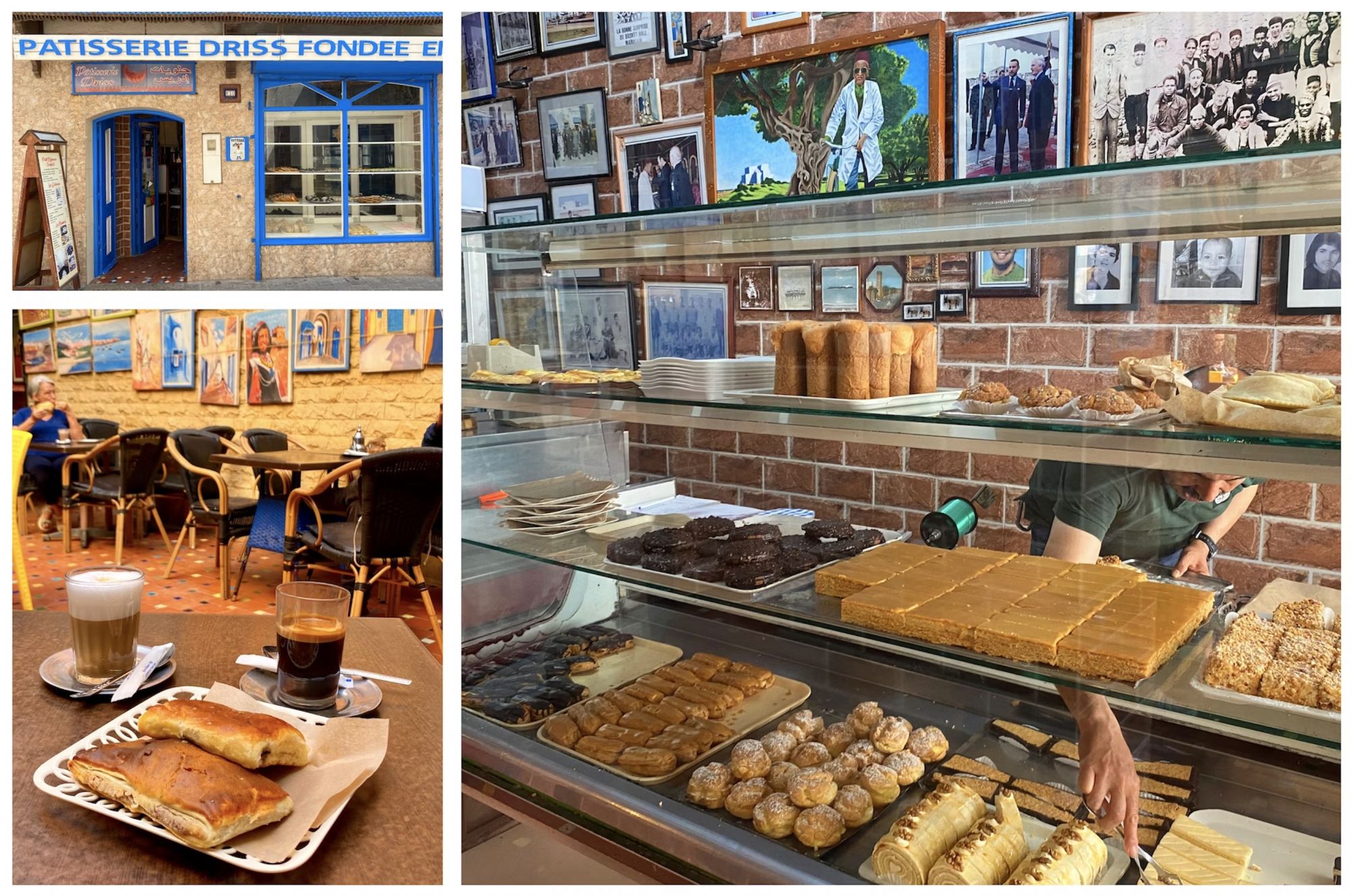 Iniziate la giornata con le prelibatezze appena sfornate dalla pasticceria Driss © Sally Kirby / Lonely Planet