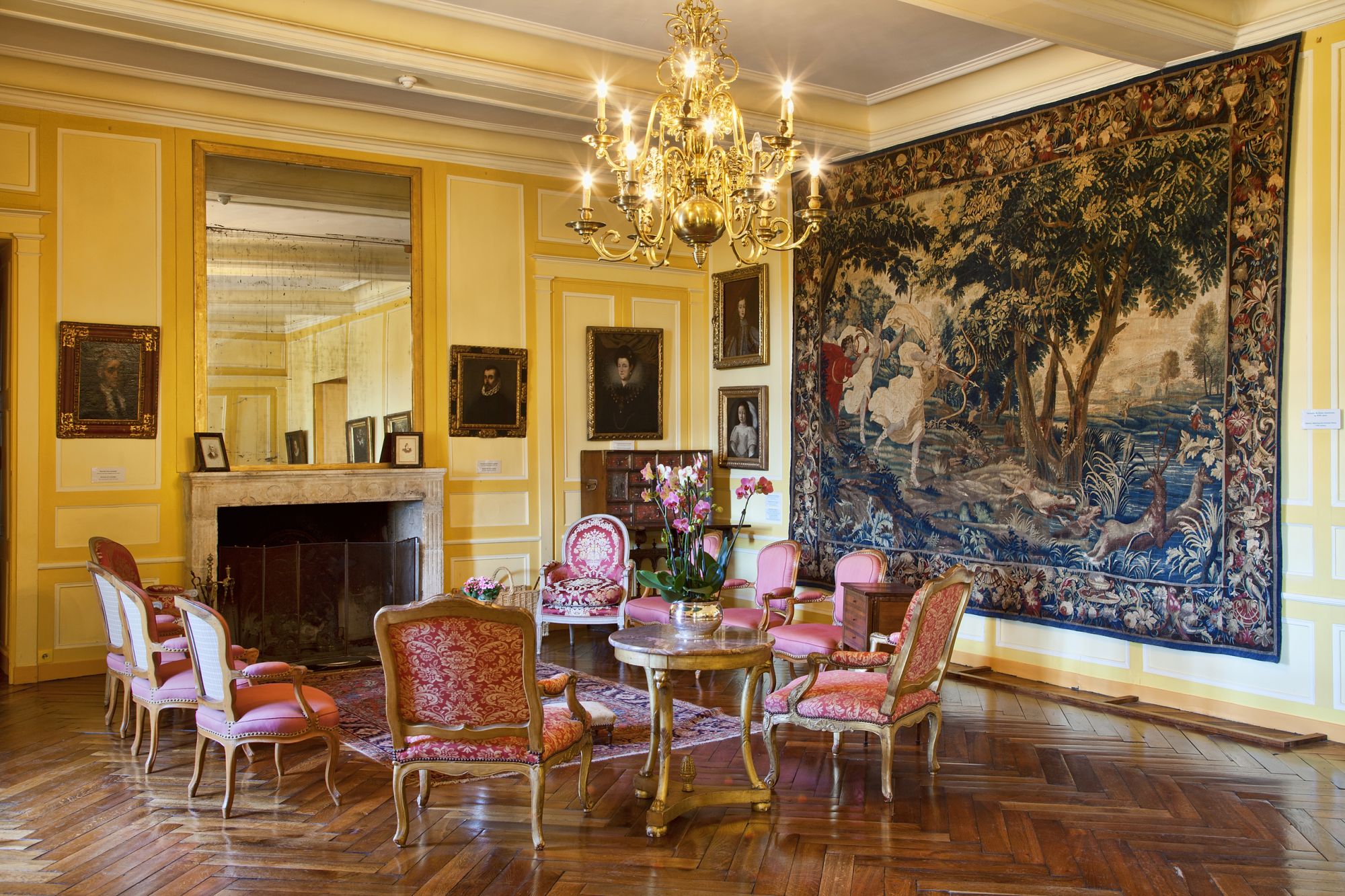 Interni dello Château de Villandry, Francia
