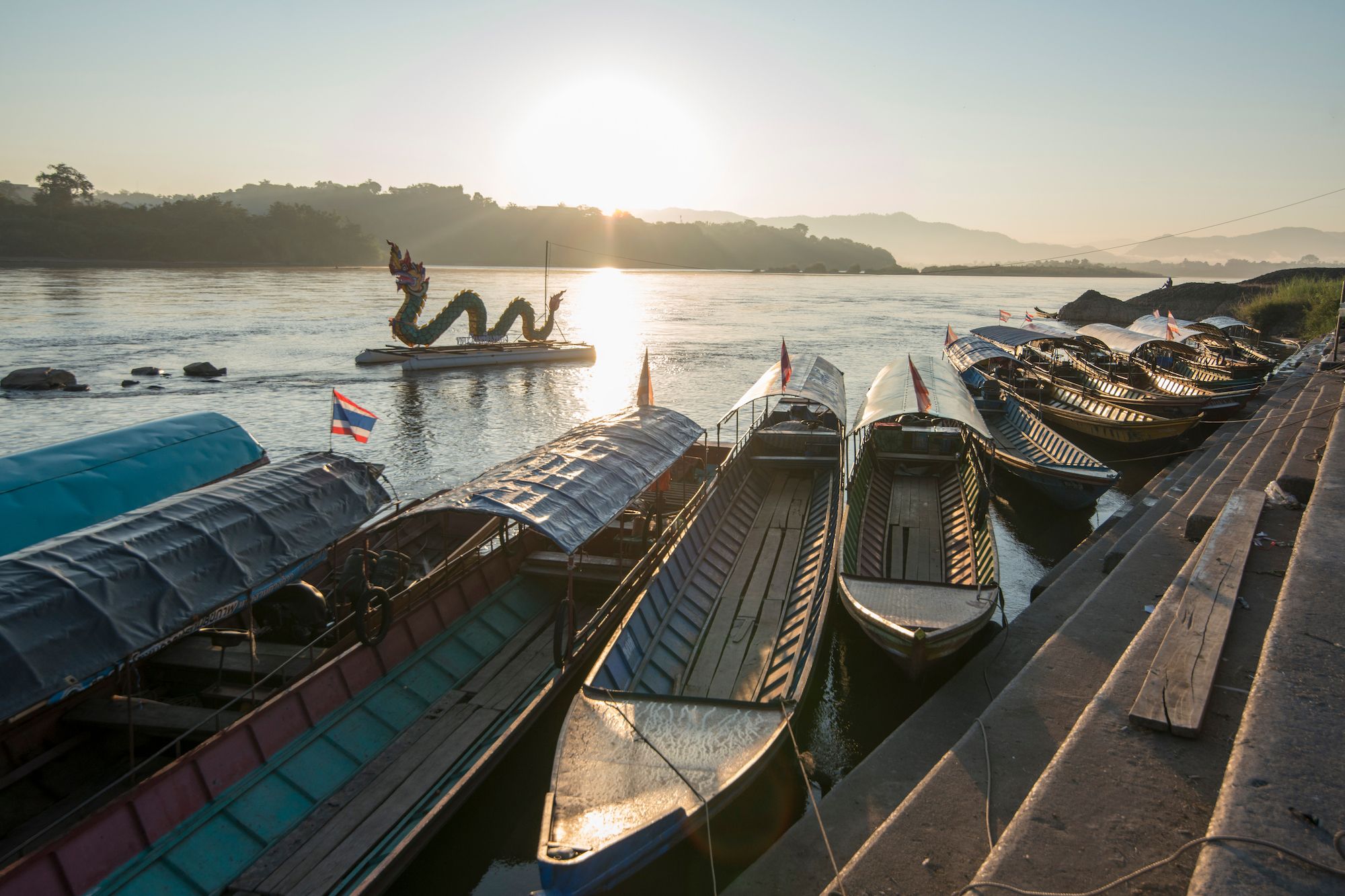 Il Mekong a Chiang Khong, in Thailandia ©amnat30
